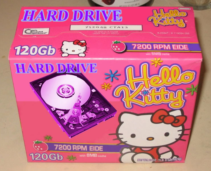 hard disk hello kitty