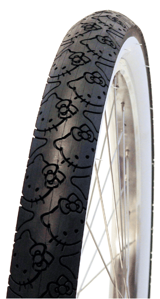 Hello Kitty bicycle tire